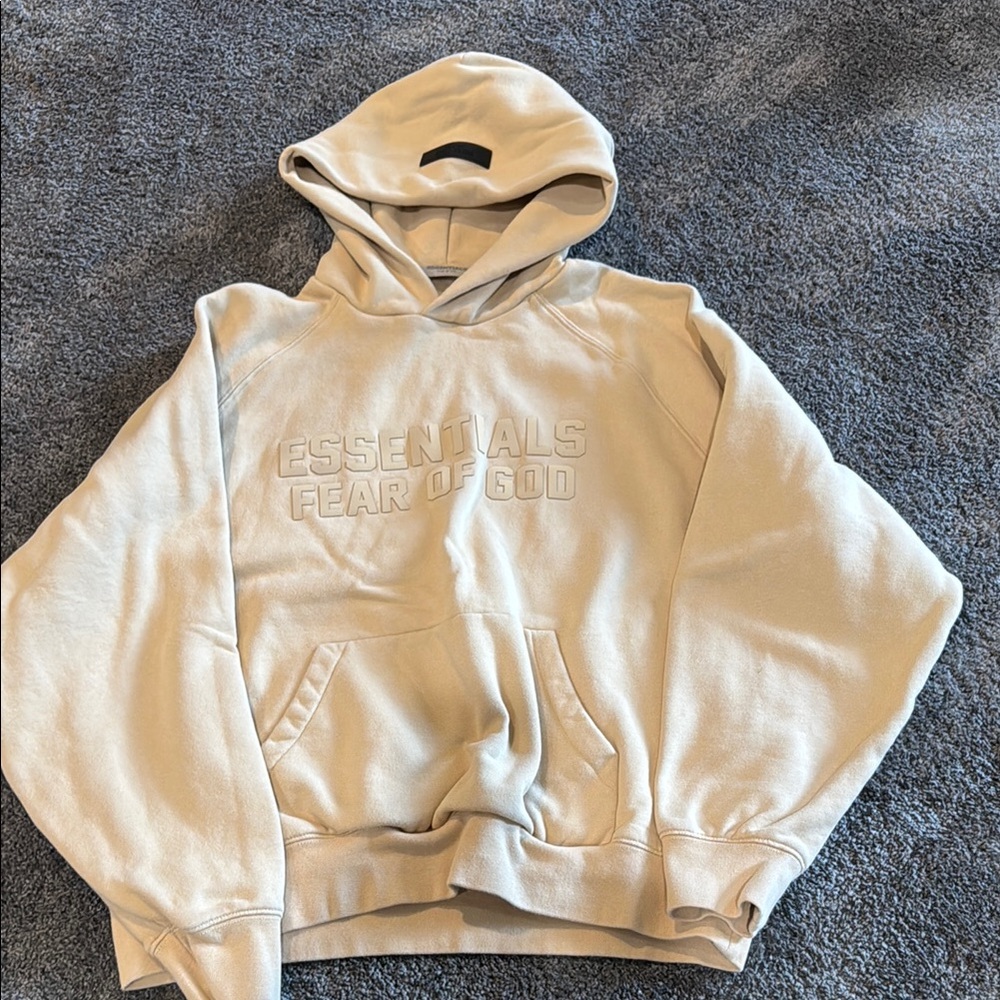 Essentials Cream Sweater hoodie FEAR OF GOD